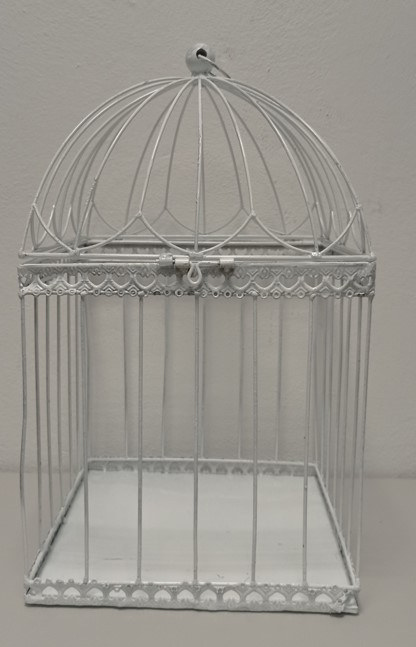White square cage rental in Milan Italy
